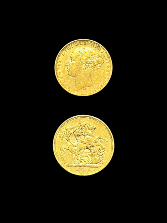 Sterlina inglese Vittoria giovane "Young head"