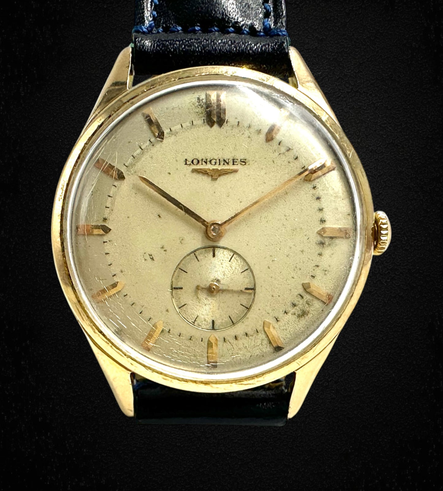 Longines anni '50, cassa oro, cal. 23Z, referenza 6667