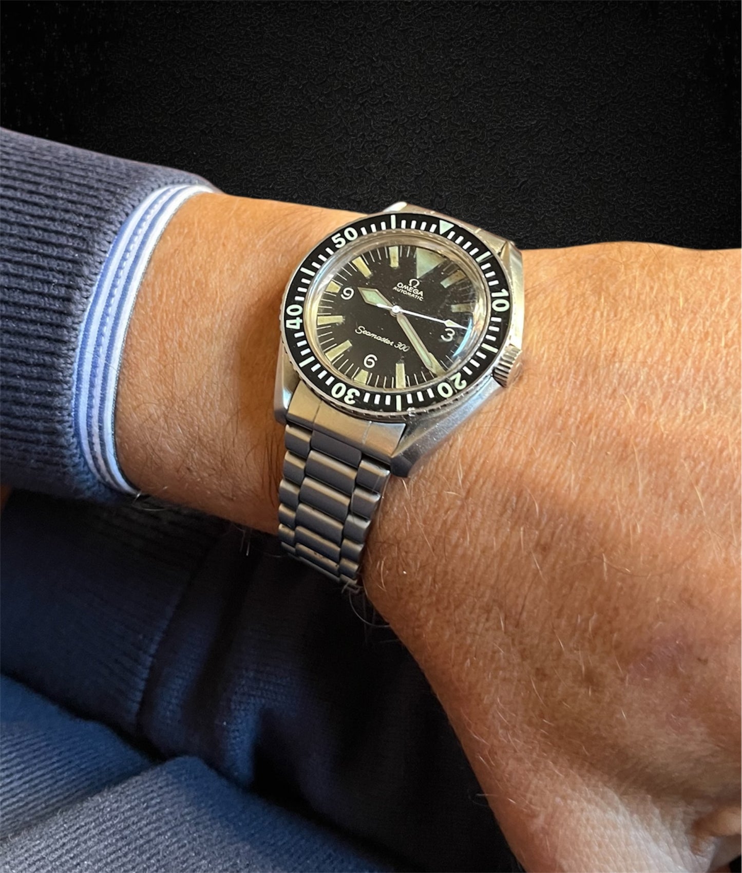 Omega Seamaster 300 "big triangle diver" Ref. 165.024 (1968)