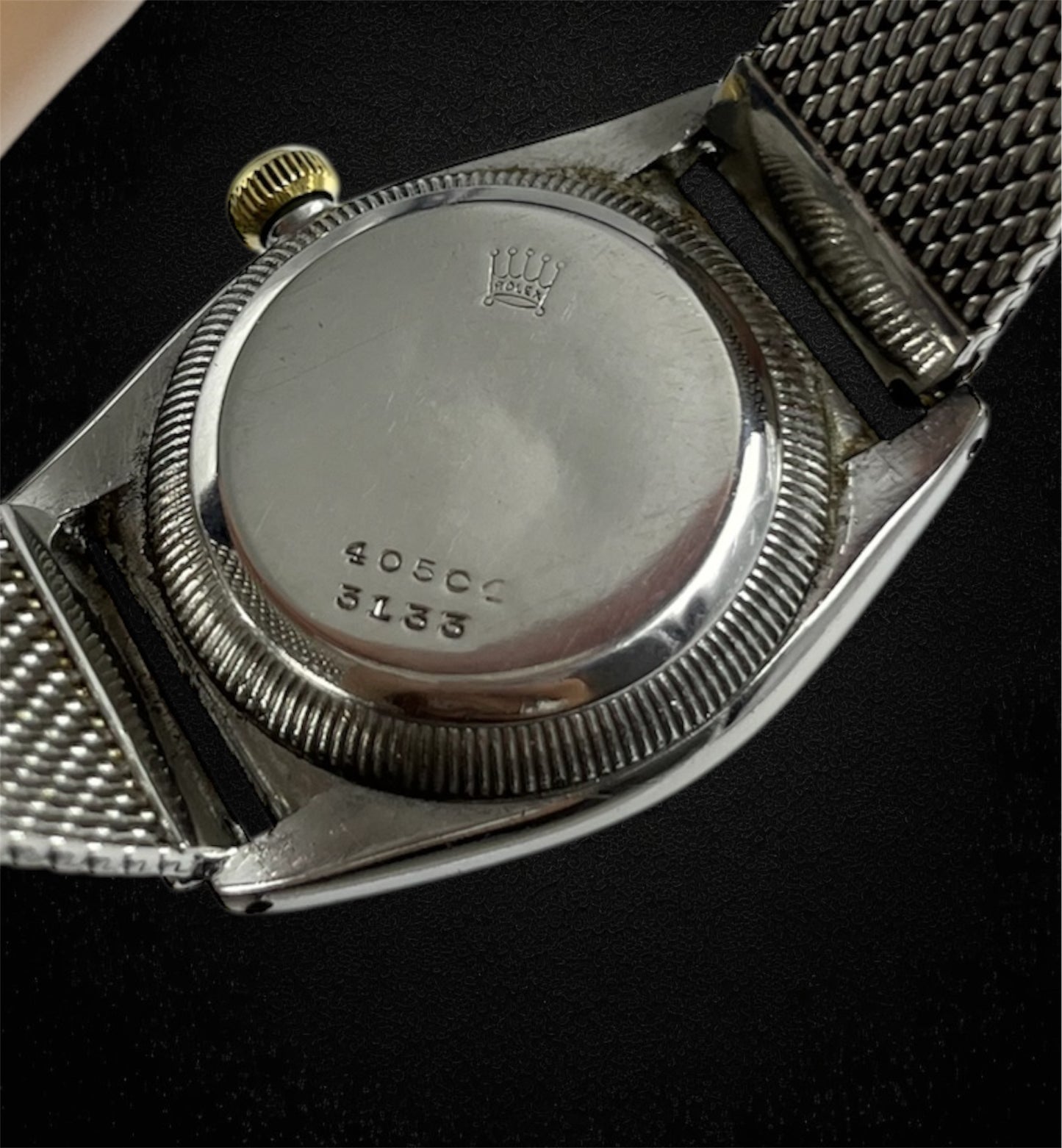 Rolex "Ovetto" Ref. 3133, oro e acciaio