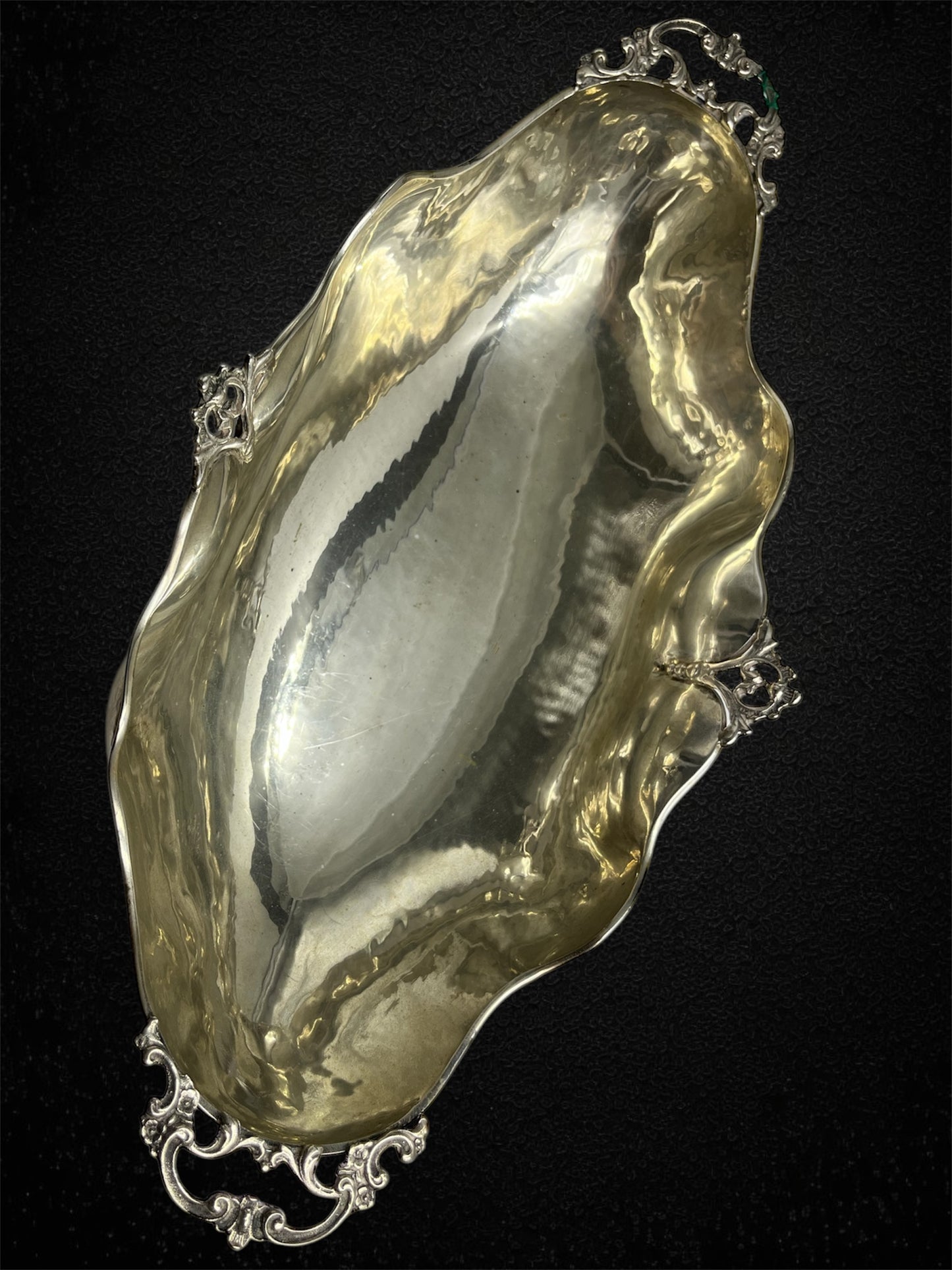 Portafrutta in argento, Massimo Milanese, circa 1950