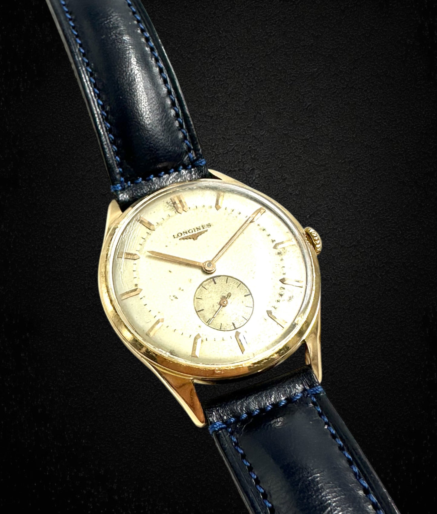 Longines anni '50, cassa oro, cal. 23Z, referenza 6667