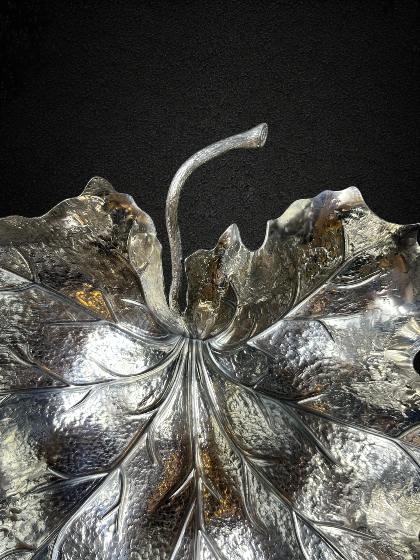 Foglia Vigna Buccellati, ciotola in argento