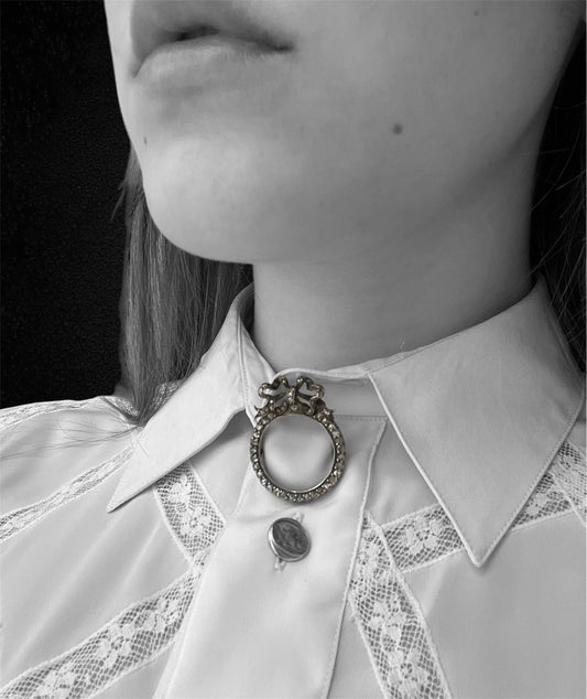 Spilla vittoriana con diamanti, circa 1830