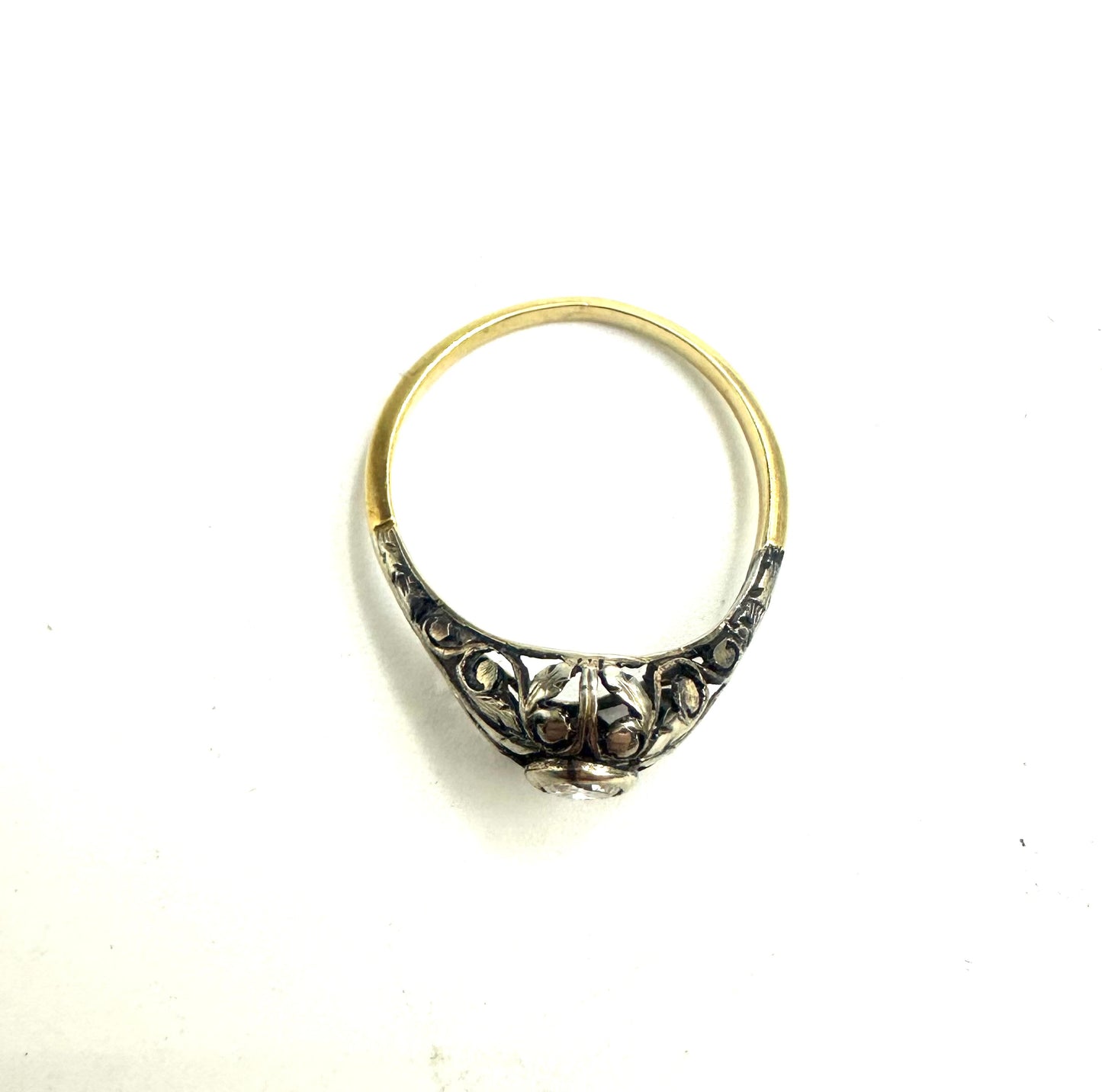 Anello Jugendstil dei primi del '900, nell'Impero Austro-Ungarico