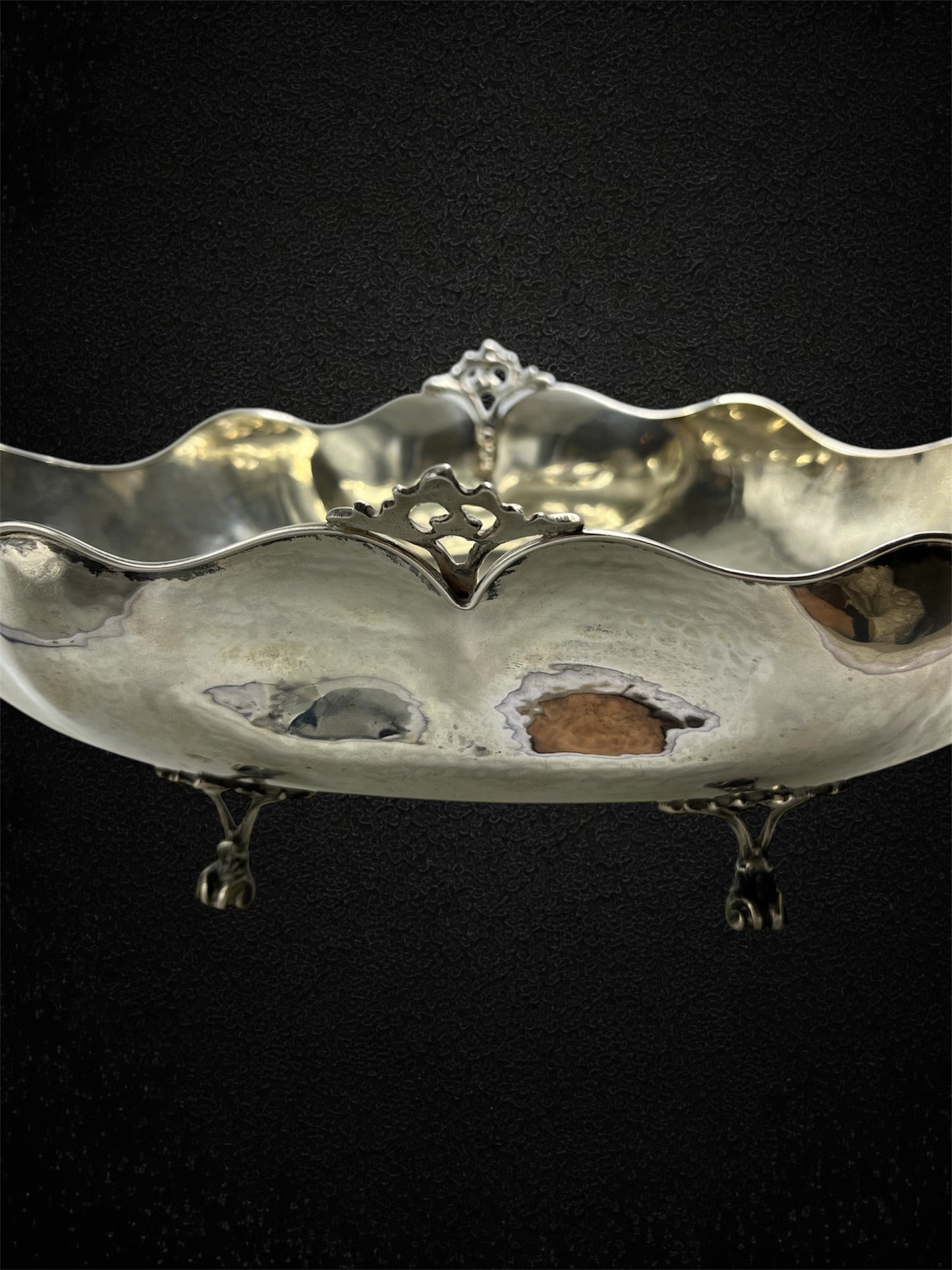 Portafrutta in argento, Massimo Milanese, circa 1950