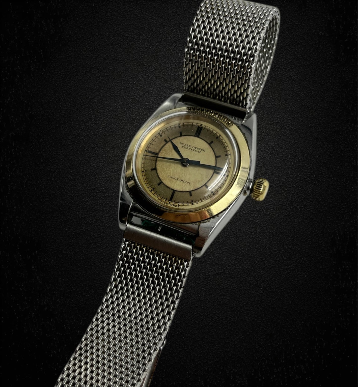 Rolex "Ovetto" Ref. 3133, oro e acciaio