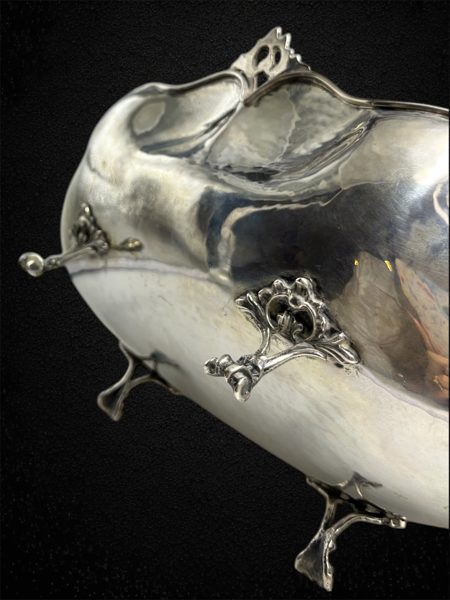 Portafrutta in argento, Massimo Milanese, circa 1950