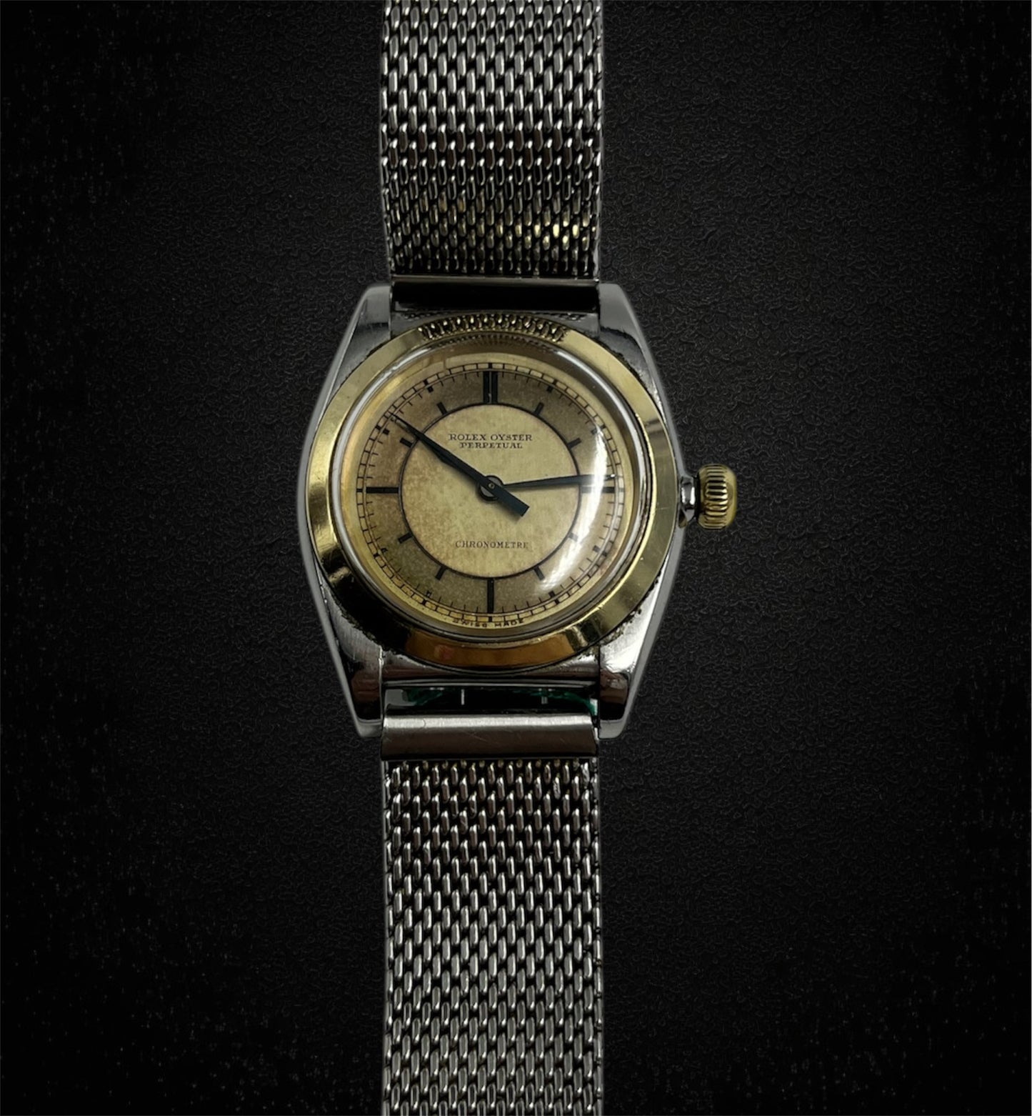 Rolex "Ovetto" Ref. 3133, oro e acciaio