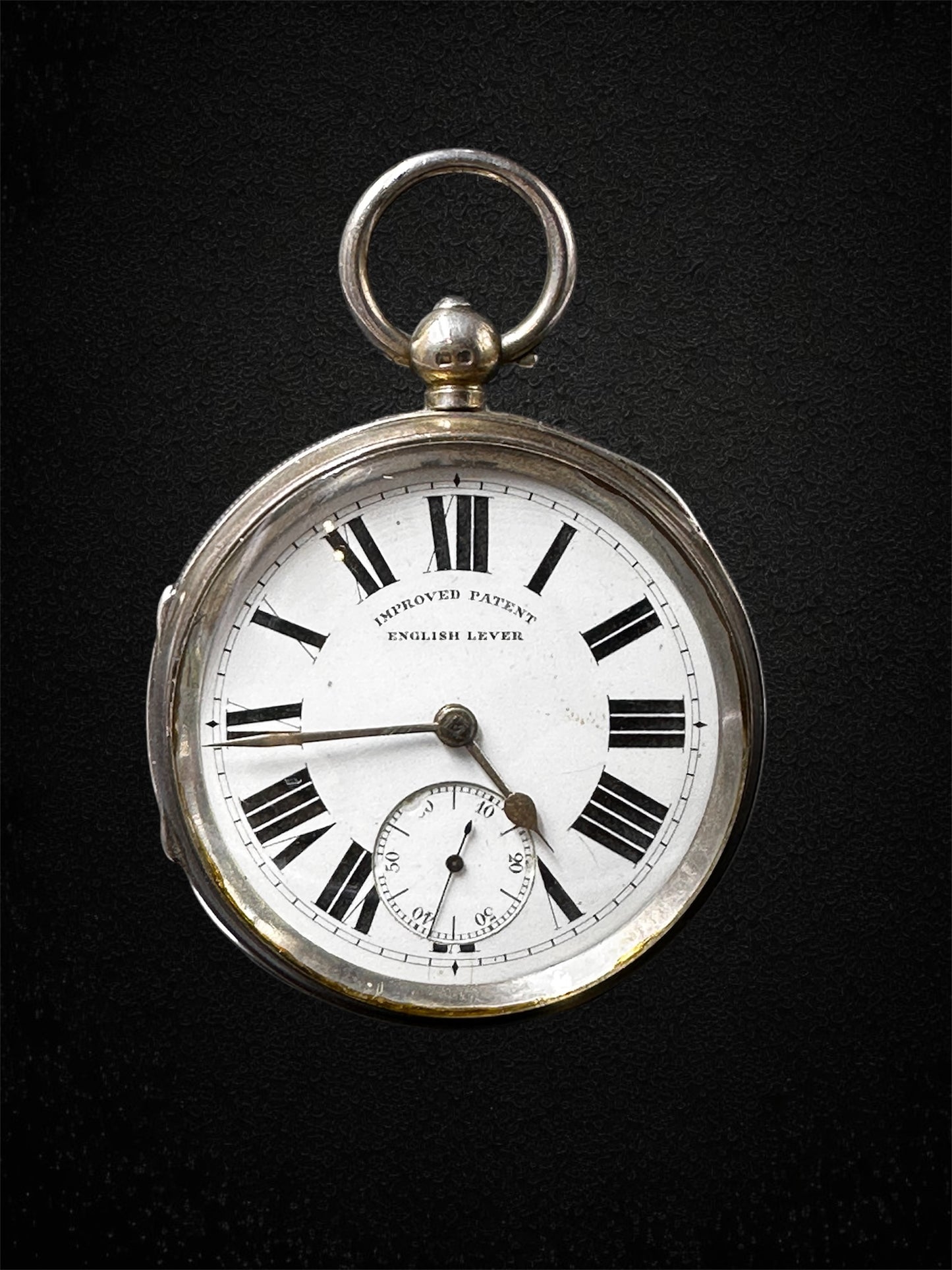 Orologio da tasca English Laver – Cassa in argento Chester 1908 – Movimento dorato (Copia)
