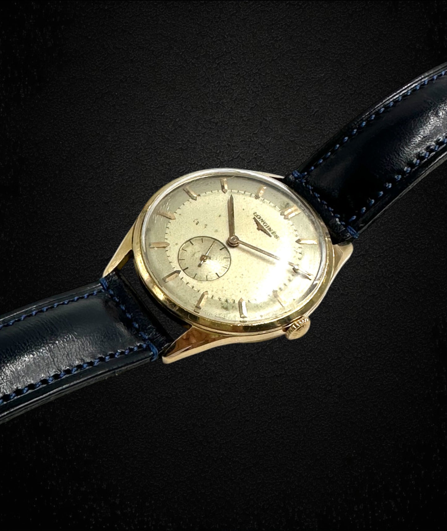 Longines anni '50, cassa oro, cal. 23Z, referenza 6667