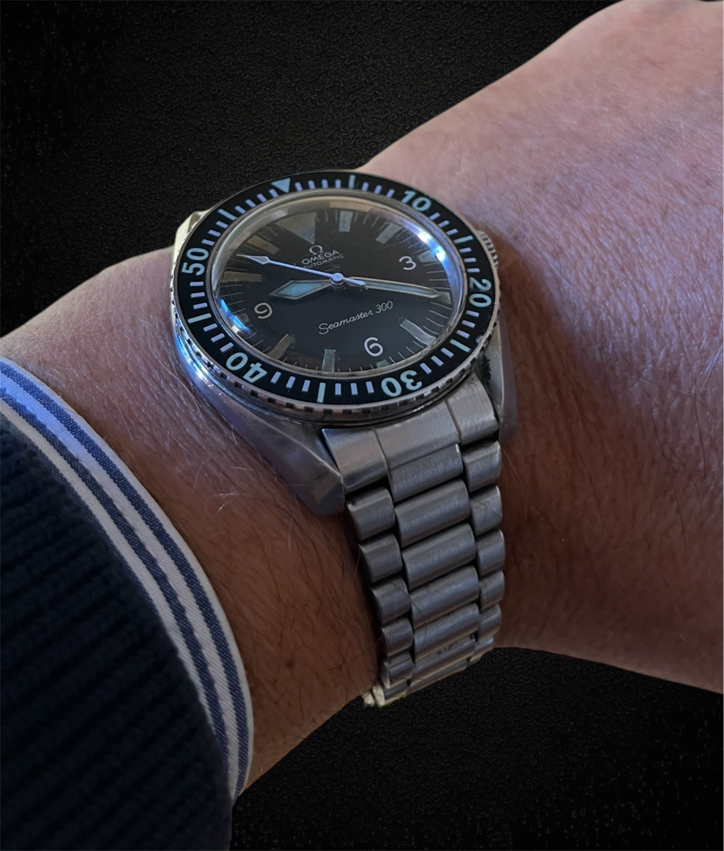 Omega Seamaster 300 "big triangle diver" Ref. 165.024 (1968)