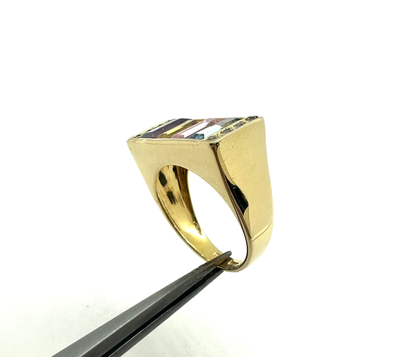 Anello Premier con pietre multicolori