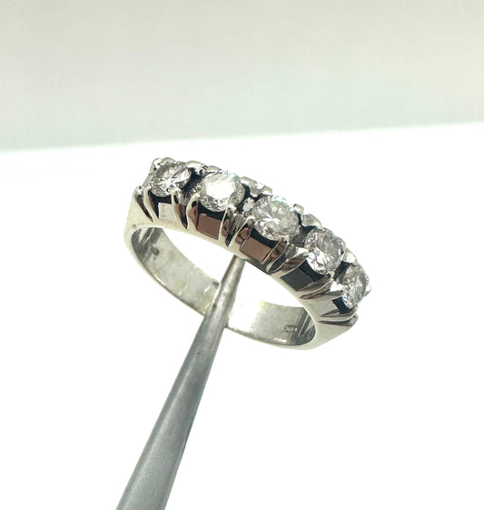 Riviere in oro bianco con diamanti ct. 0,75