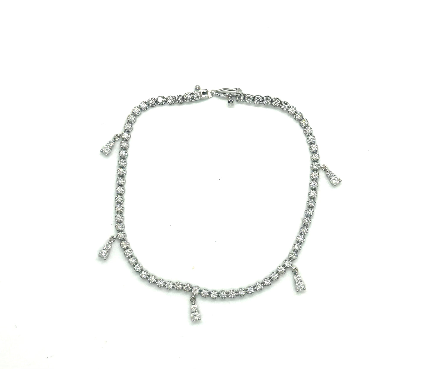 Bracciale tennis in oro bianco ct. 1,66 totali