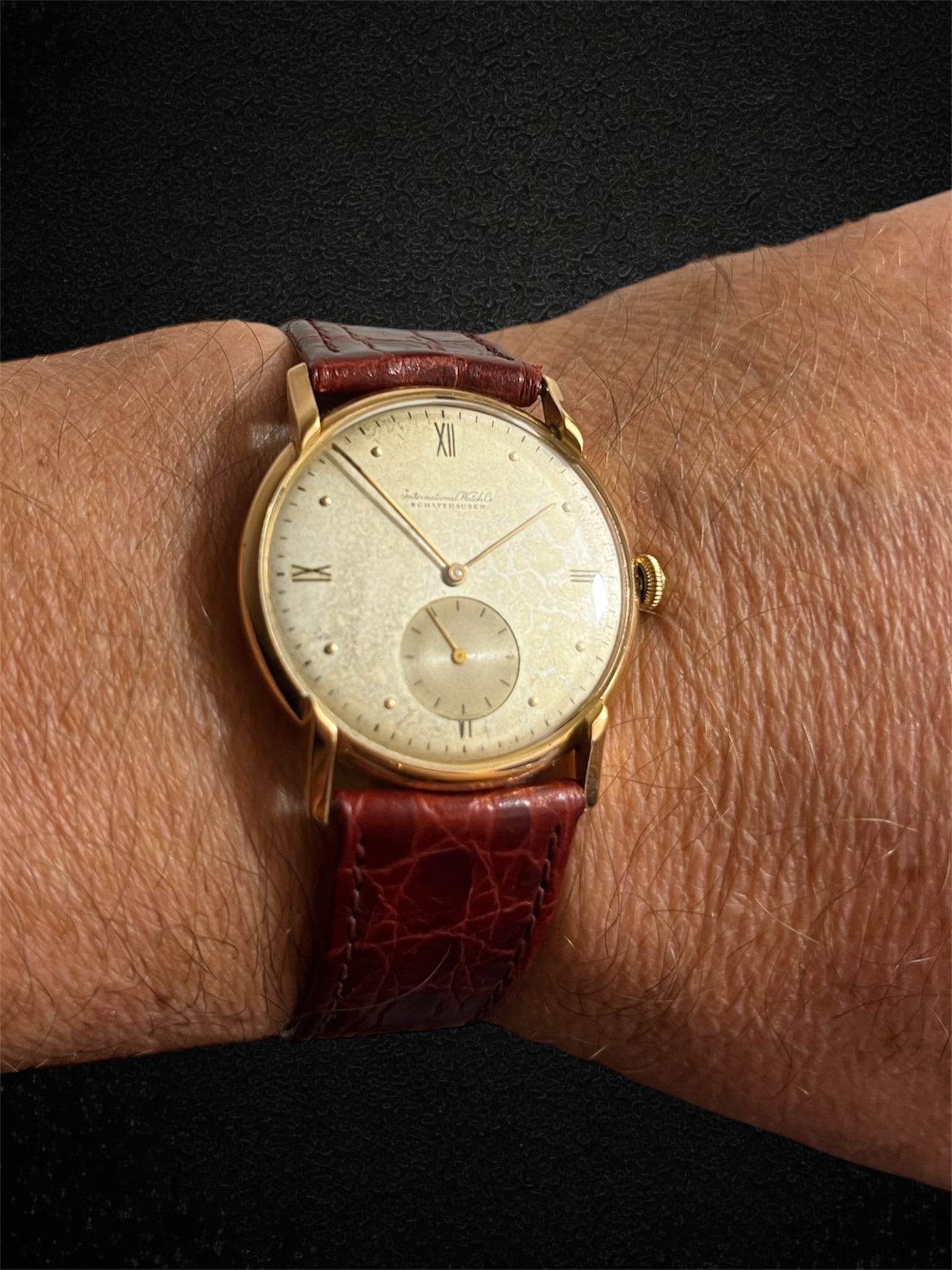 IWC Schaffausen cassa oro, anni Trenta
