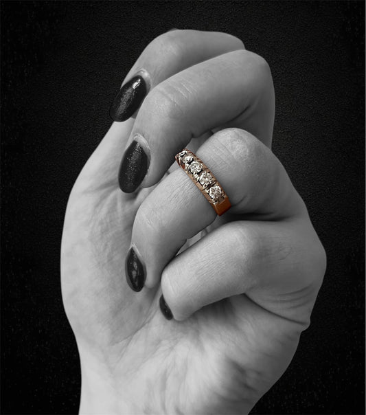 Riviere in oro bianco con diamanti ct. 0,75