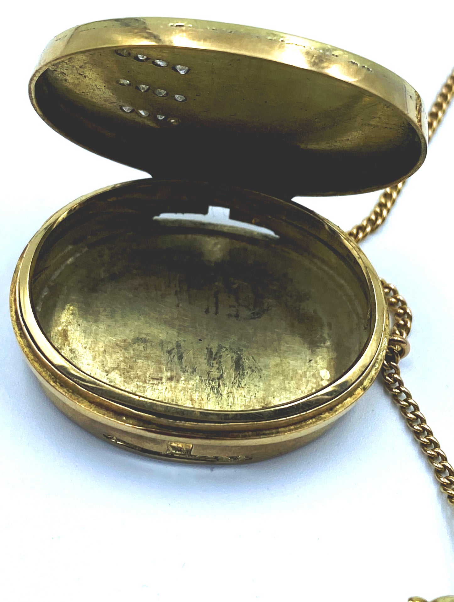 Raro bracciale russo con smalto e diamanti