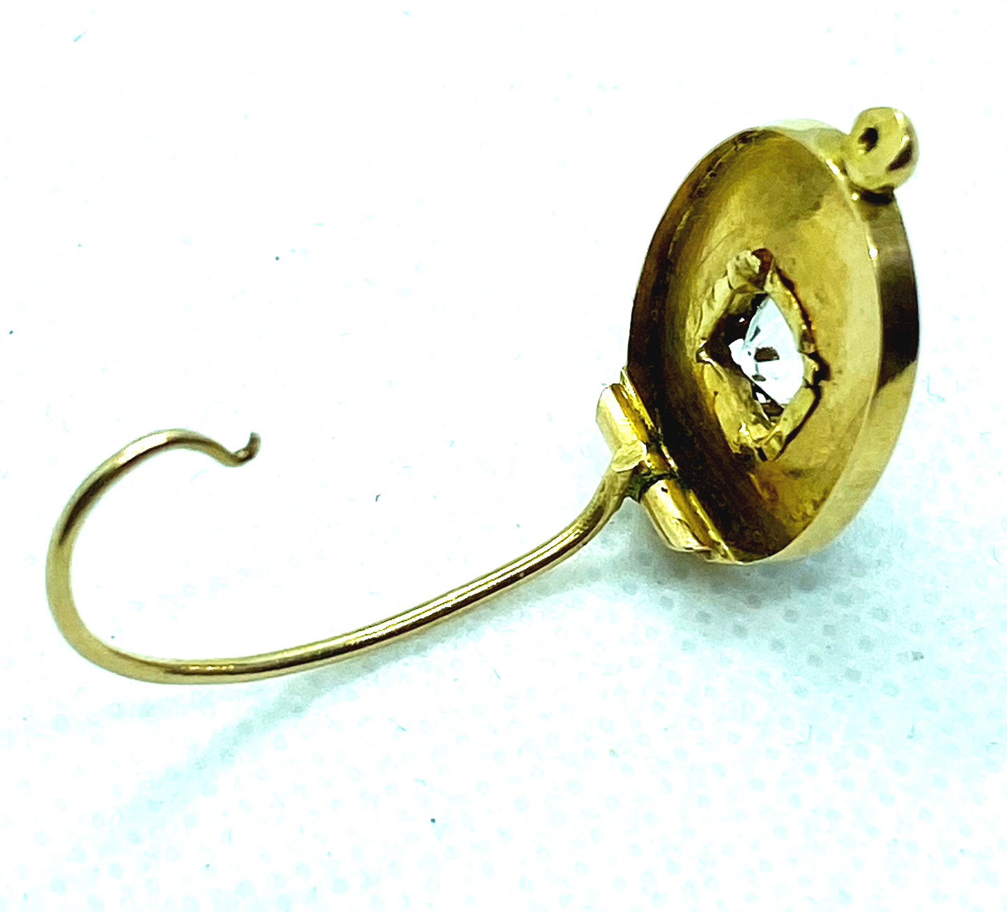 Orecchini pendenti con smalti neri, Impero Austroungarico