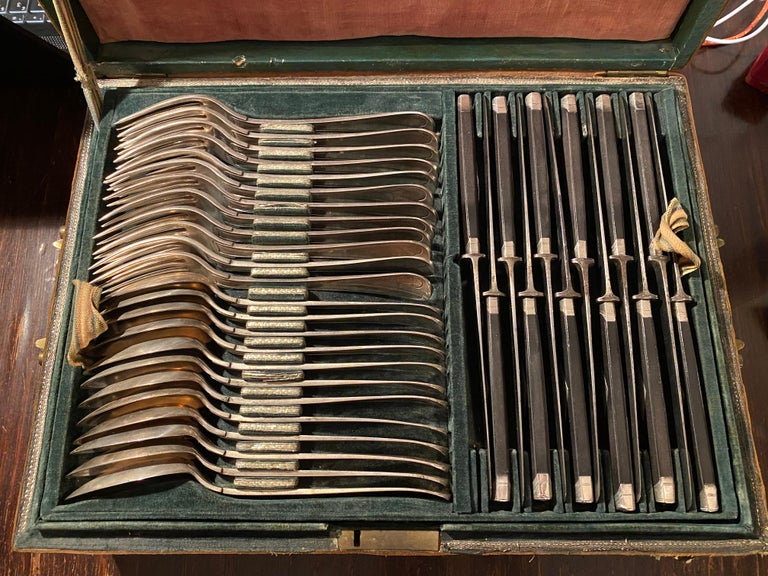 Set di Posate da Viaggio Diplomatico Savoia in Argento