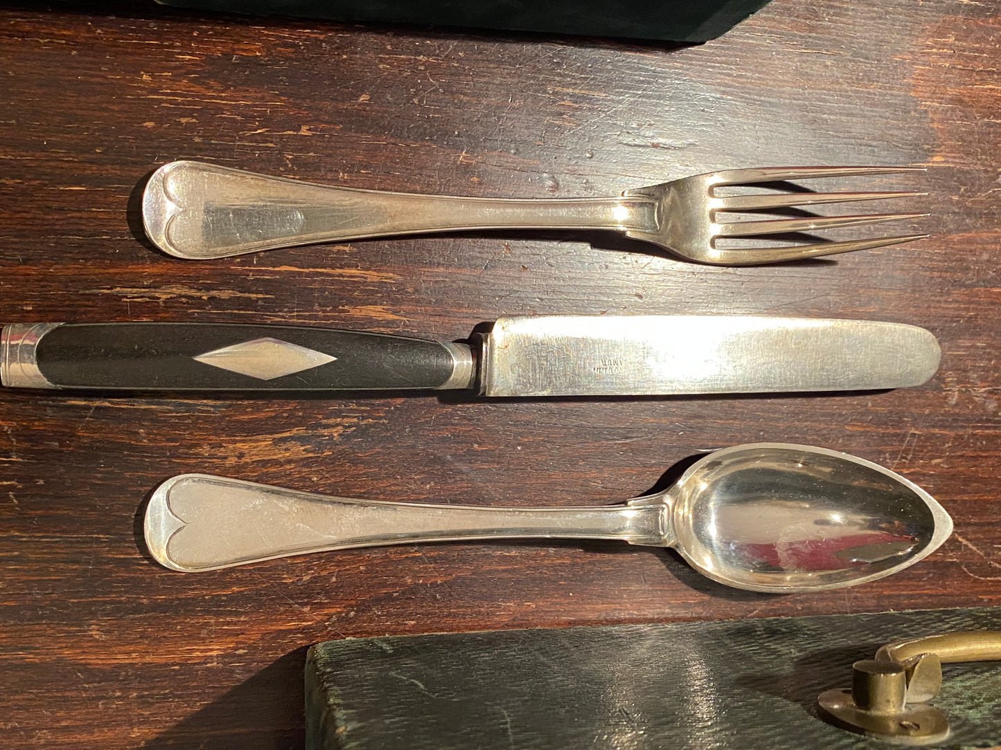 Set di Posate da Viaggio Diplomatico Savoia in Argento