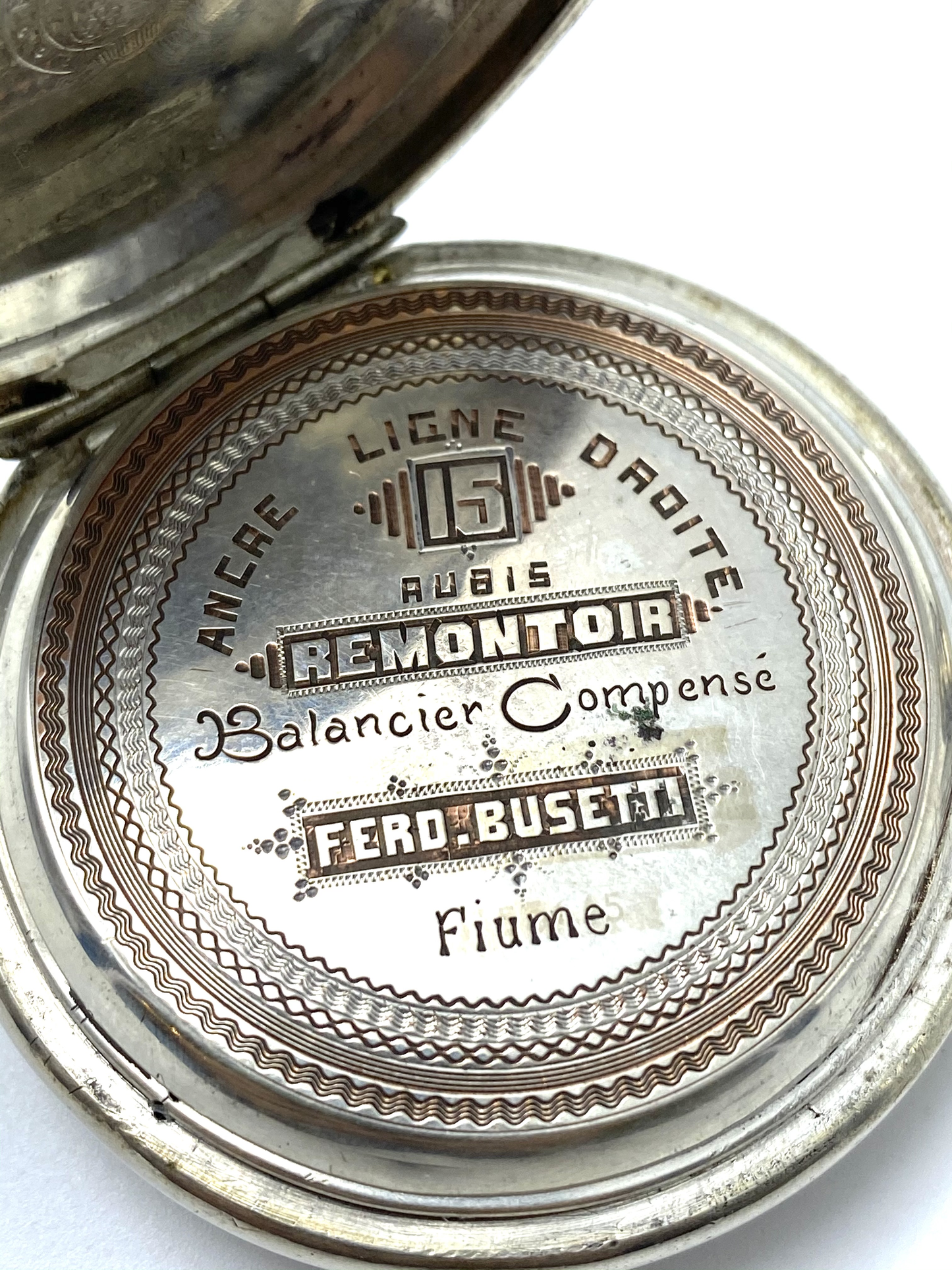 Orologio da Tasca Billodes Zenith in Argento