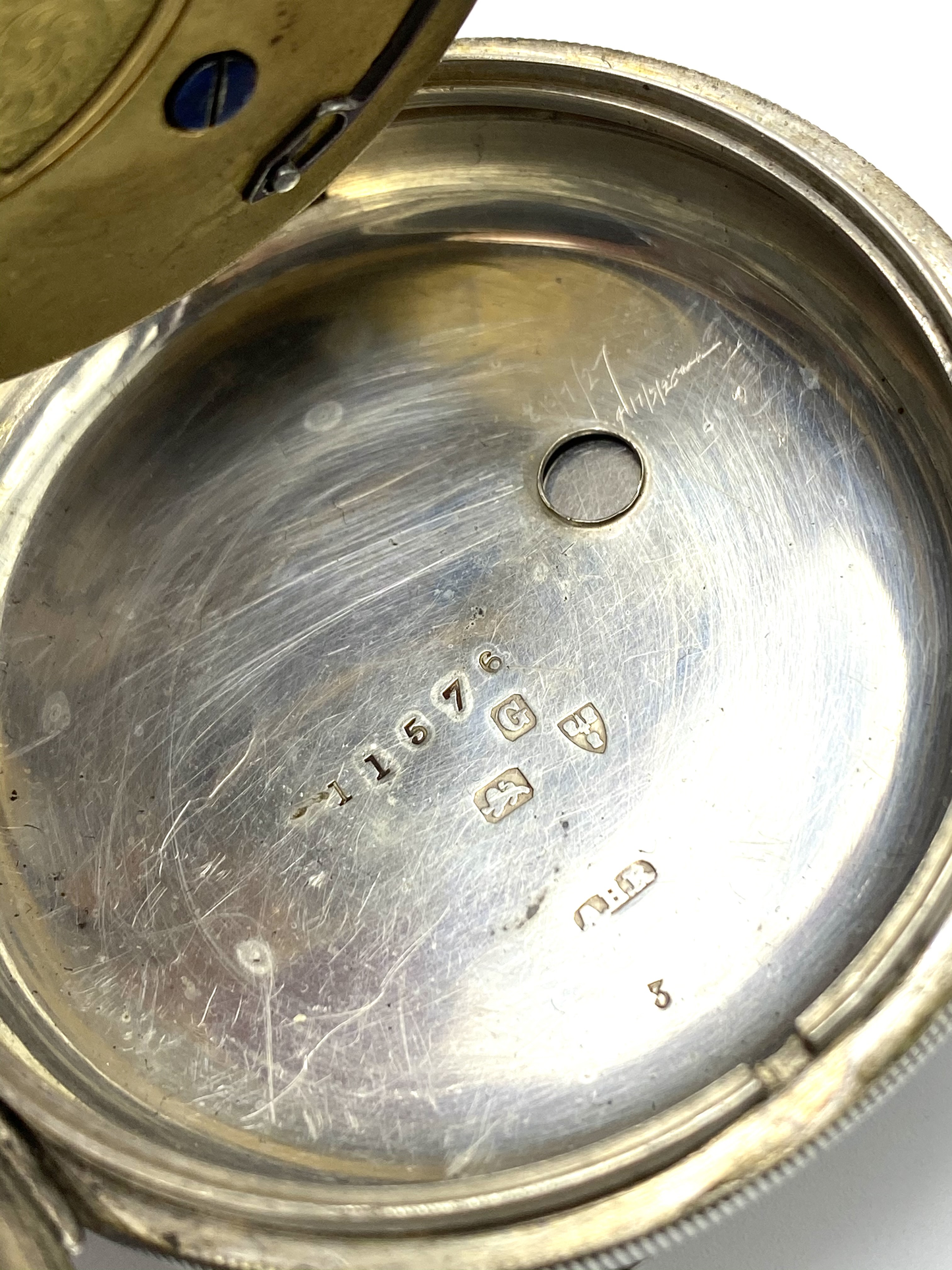 Orologio da Tasca Inglese in Argento