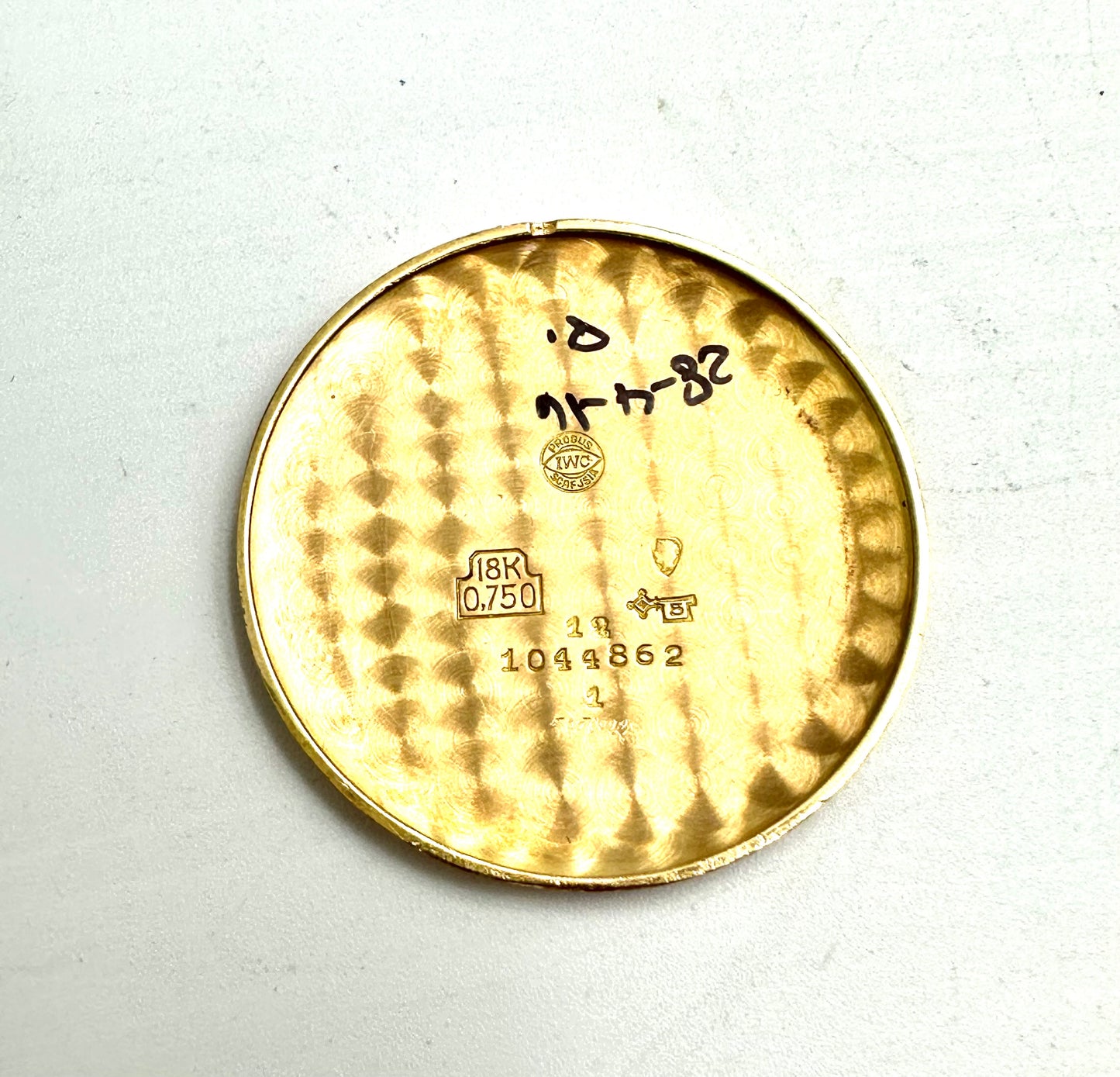 IWC Schaffausen cassa oro, anni Trenta