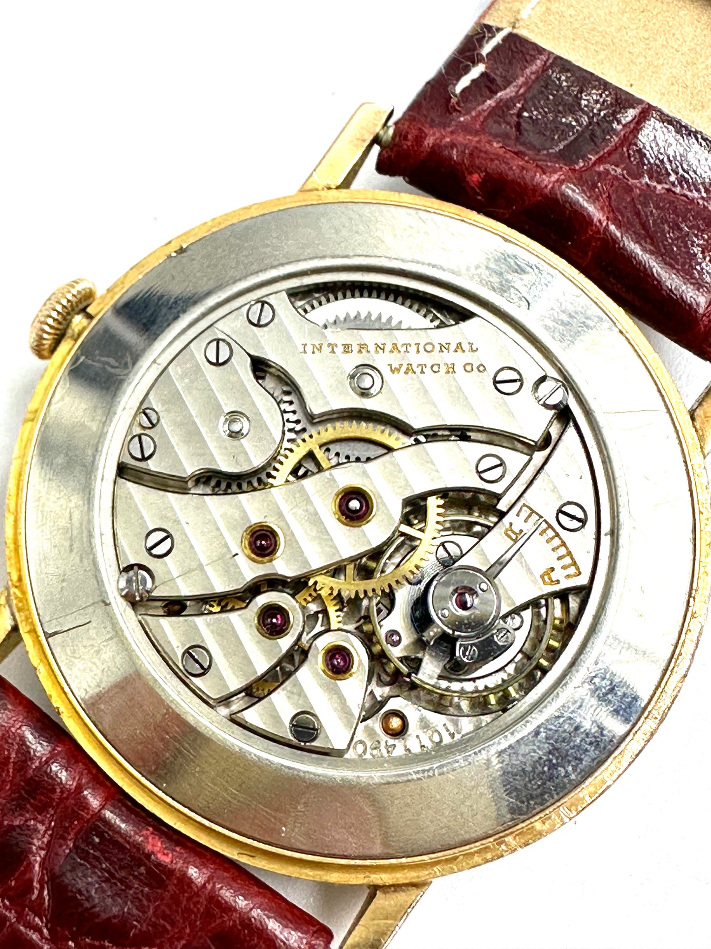 IWC Schaffausen cassa oro, anni Trenta