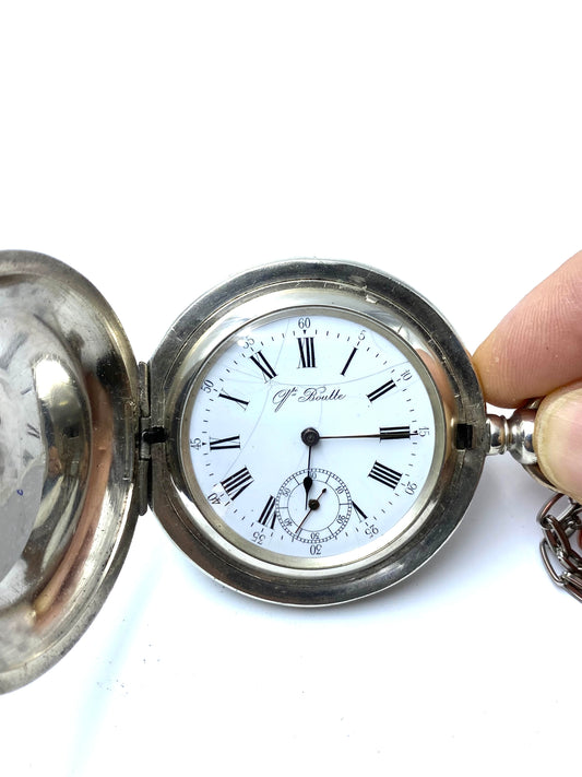 Orologio Da Tasca Boutte in Argento