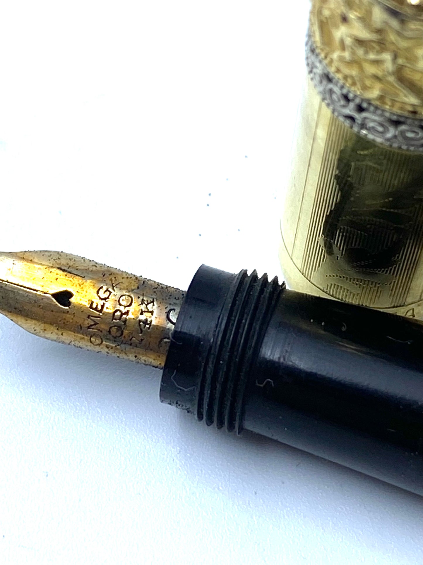 Penna stilografica OMEGA 18K.R., anni '30