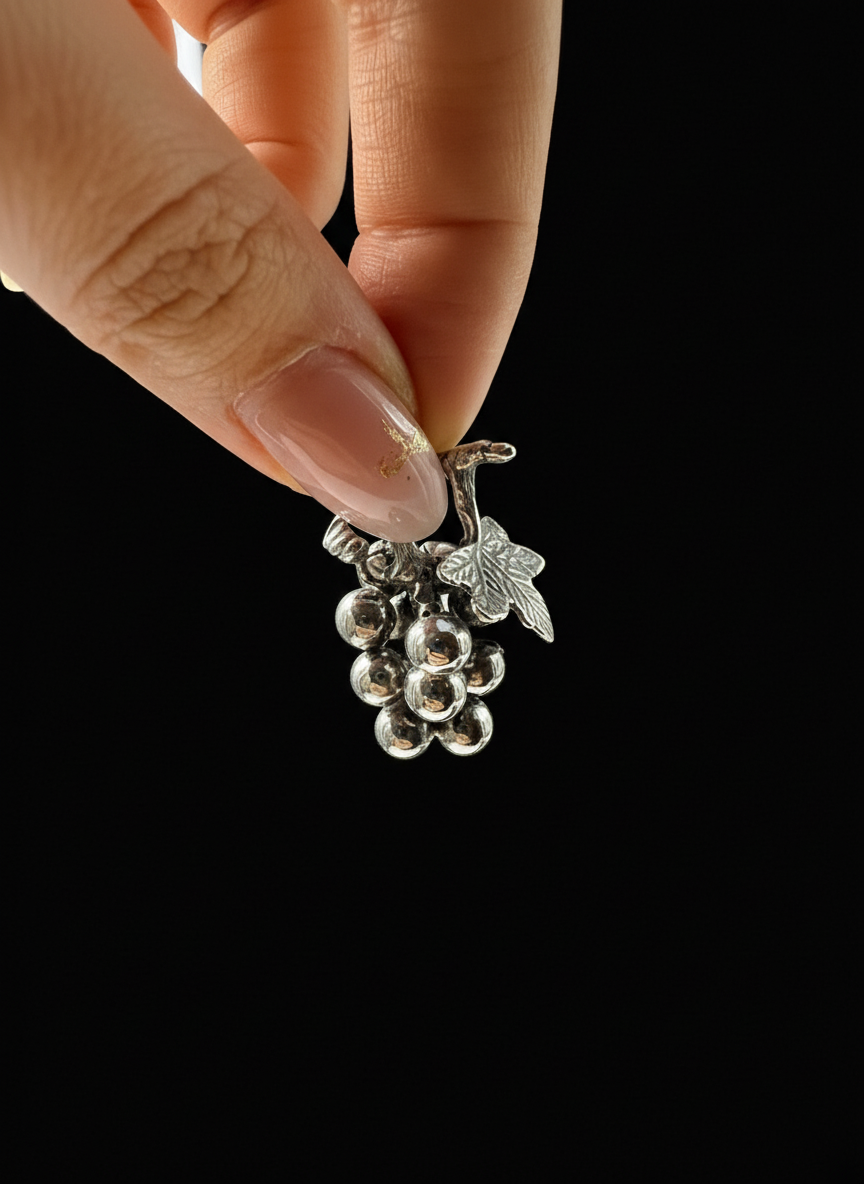 Grappolo d'Uva in Argento 925
