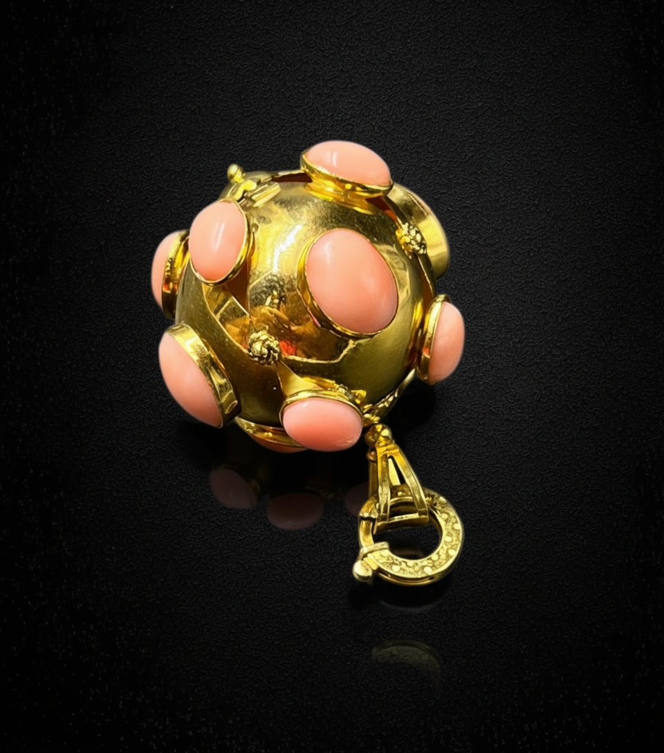 Ciondolo “Mina” con Corallo Rosa