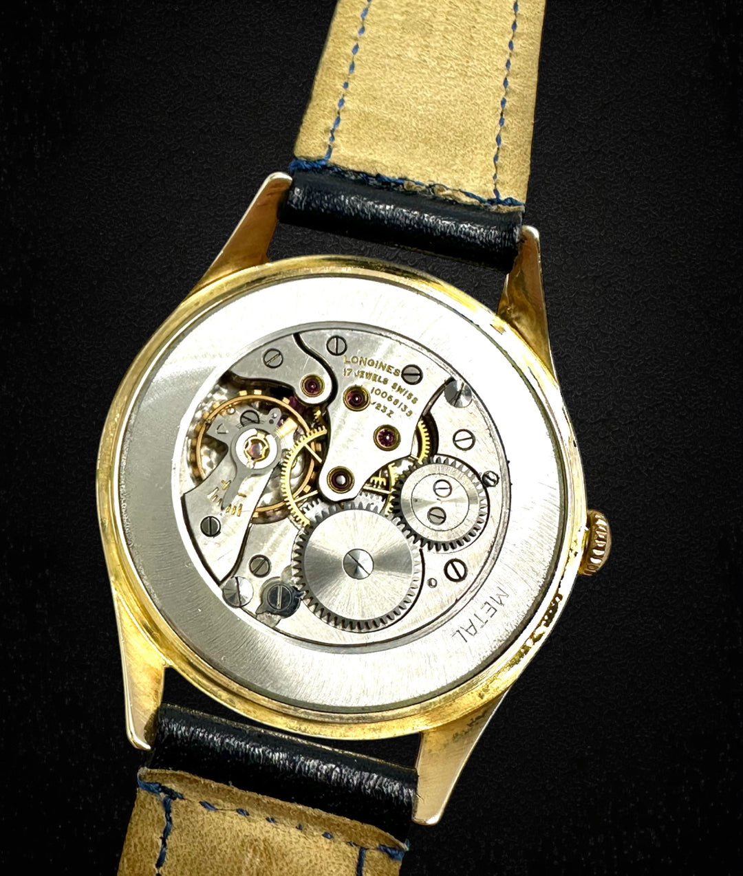 Longines anni '50, cassa oro, cal. 23Z, referenza 6667