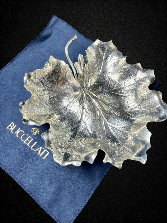 Foglia Vigna Buccellati, ciotola in argento