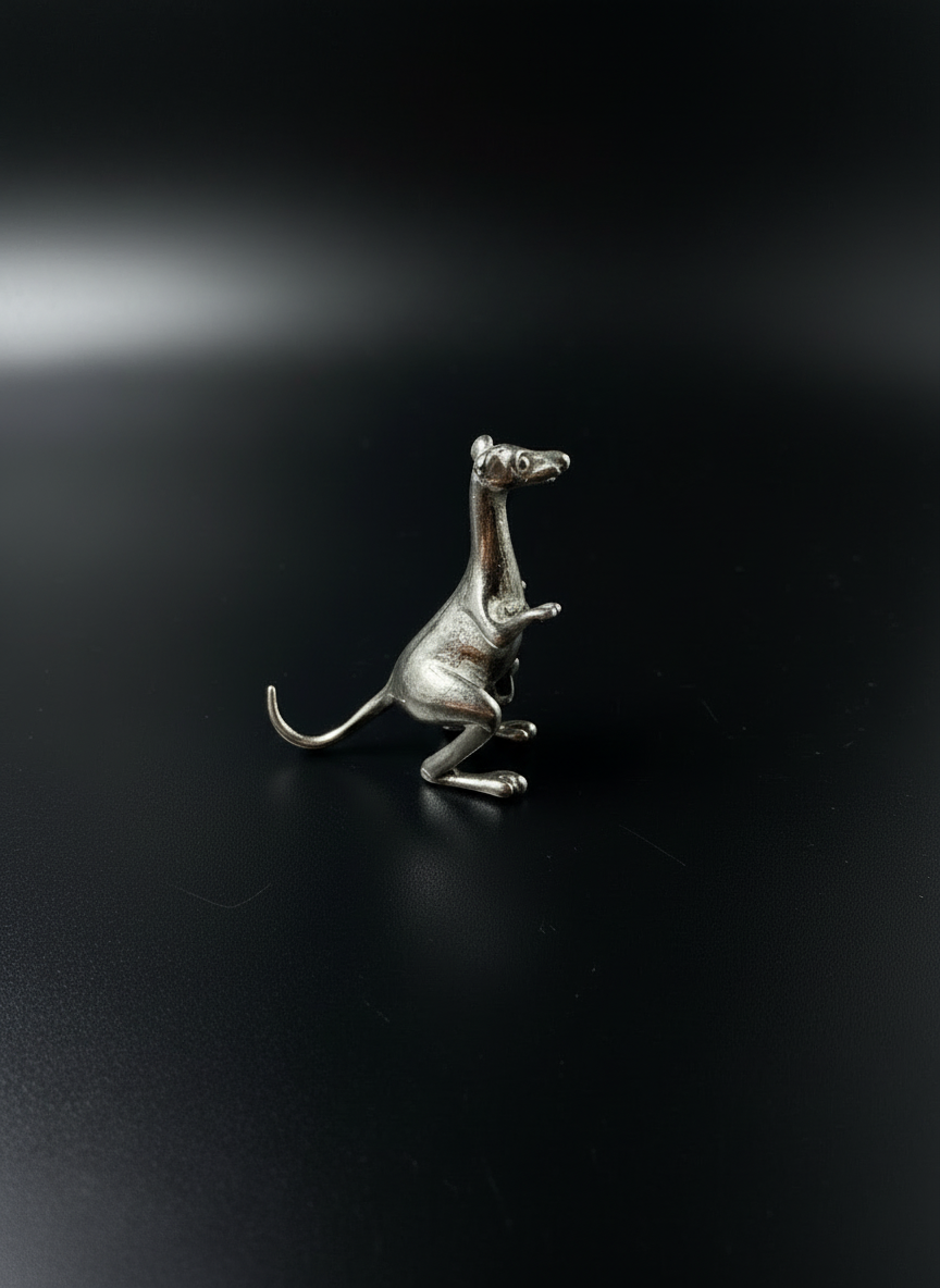 Canguro in Piedi in Argento 925