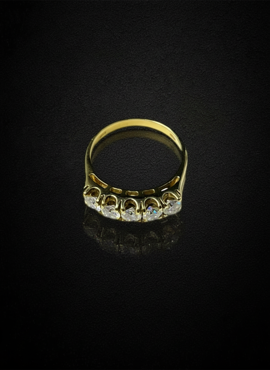 Rivière in Oro Giallo, ct.1,25