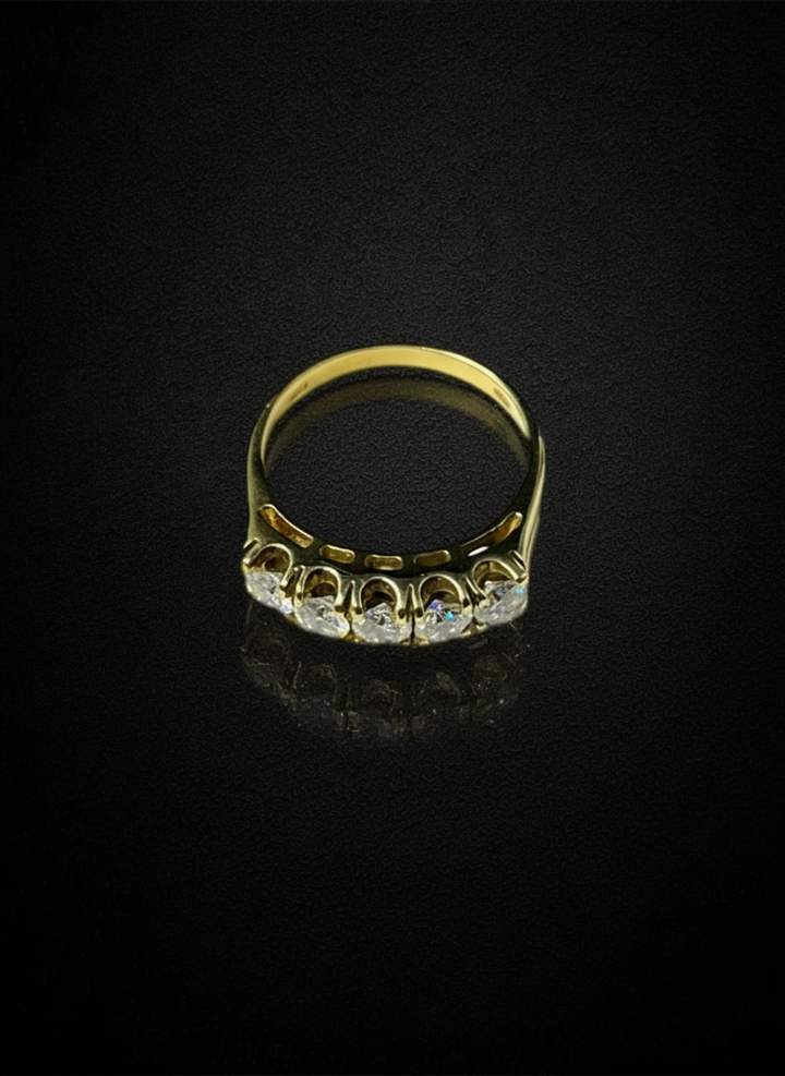 Rivière in Oro Giallo, ct.1,25