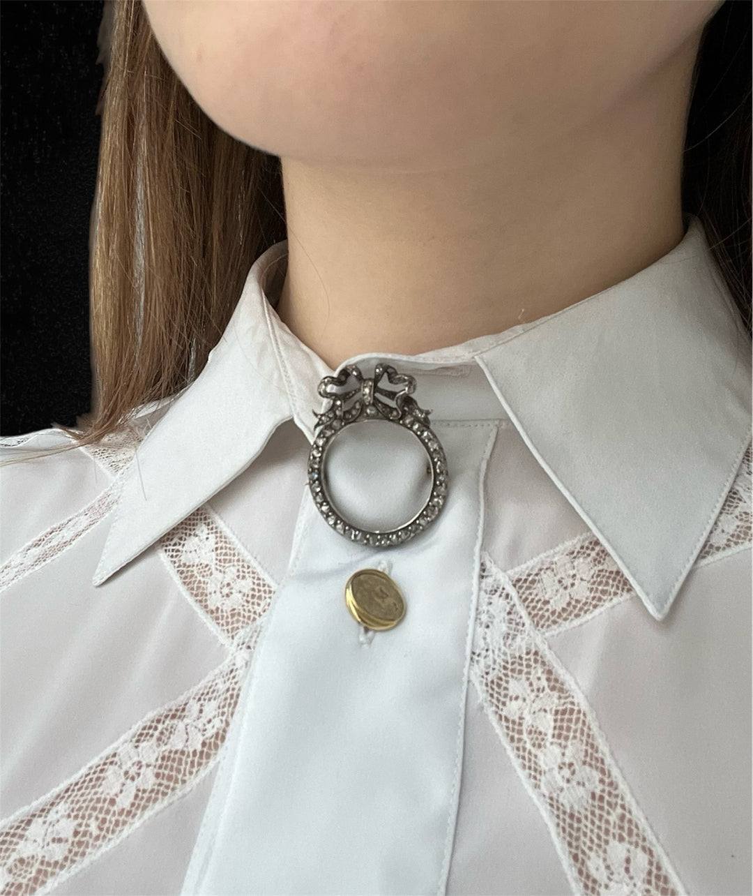 Victorian frame brooch, circa 1830