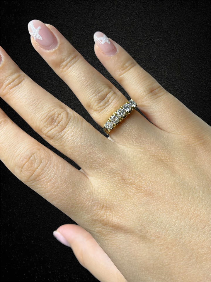 Rivière in Oro Giallo, ct.1,25