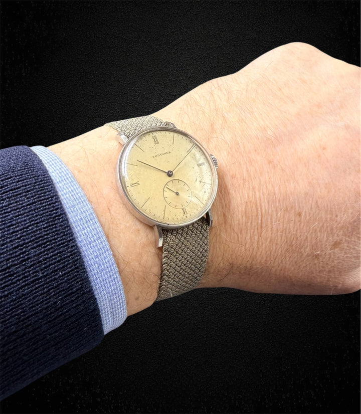 Longines anni ’30 – Acciaio, Carica Manuale