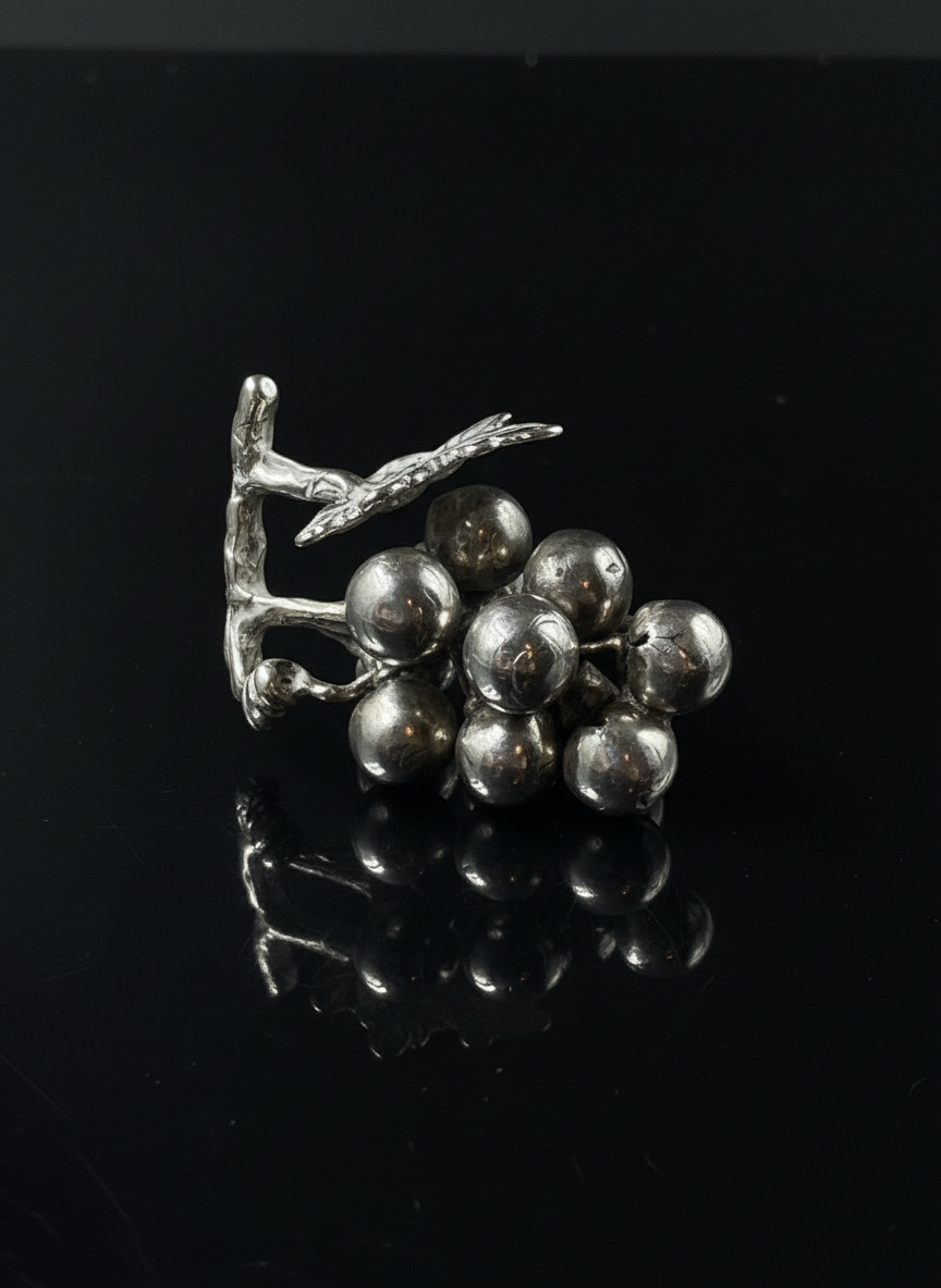 Grappolo d'Uva in Argento 925