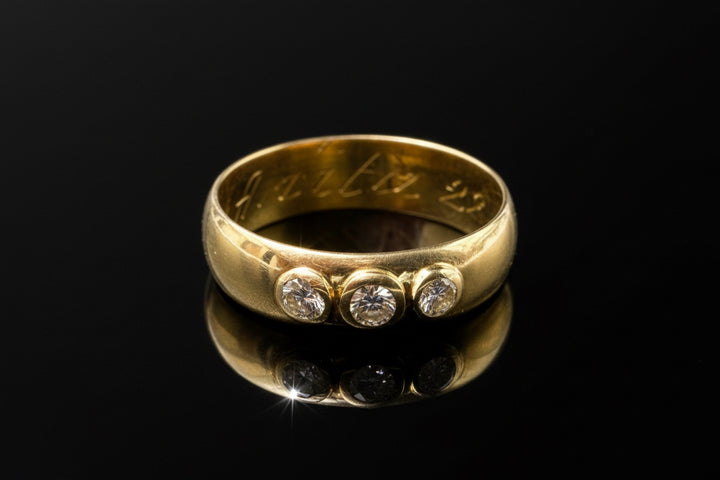 Anello Fascia Bombata Trilogy