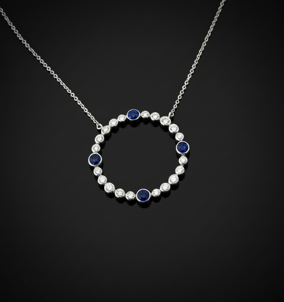 Pendente Diamanti e Zaffiri, Anni '40