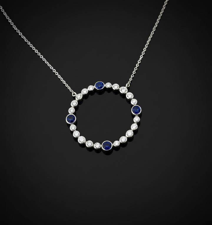 Pendente Diamanti e Zaffiri, Anni '40