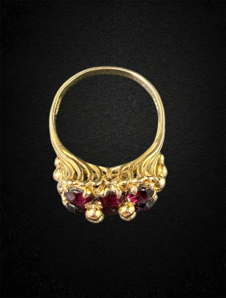 Anello con Granati Rodolite