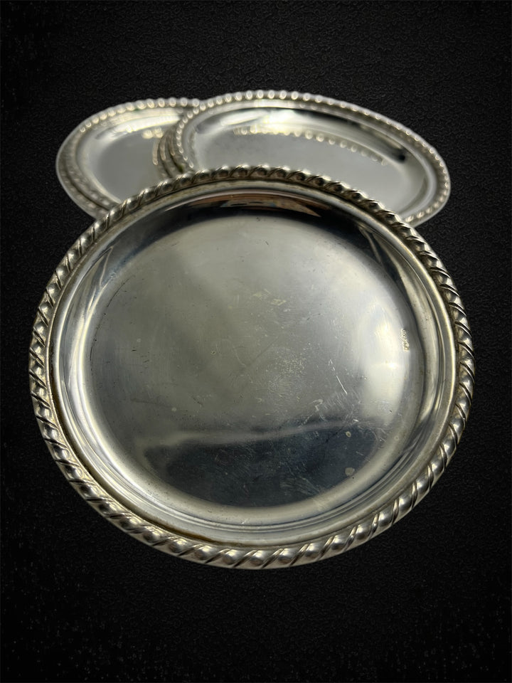 Set di 12 sottobicchieri in argento, stile San Marco