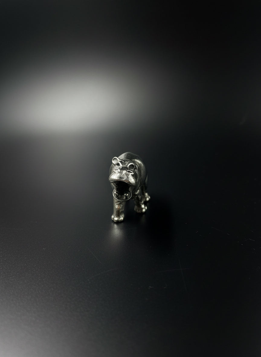 Ippopotamo in Argento 925