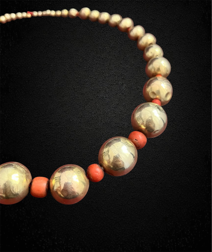 Rarissima collana di "vaghi" veneziani in oro, XVIIIth secolo