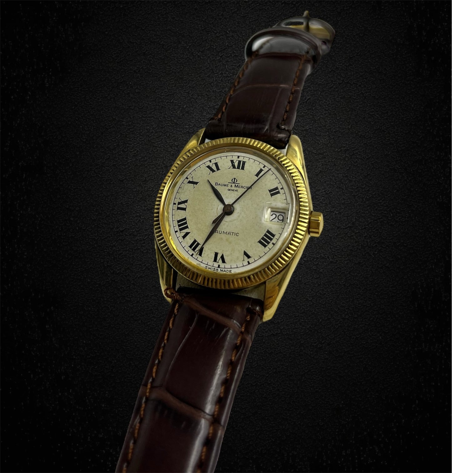 Baume et Mercier Baumatic cassa oro 18K